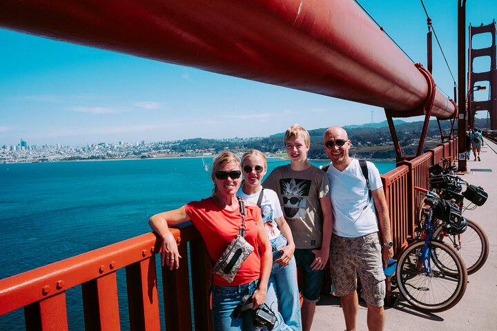 We'll have the best exploration and photo stops as we ride the Golden Gate Bridge.